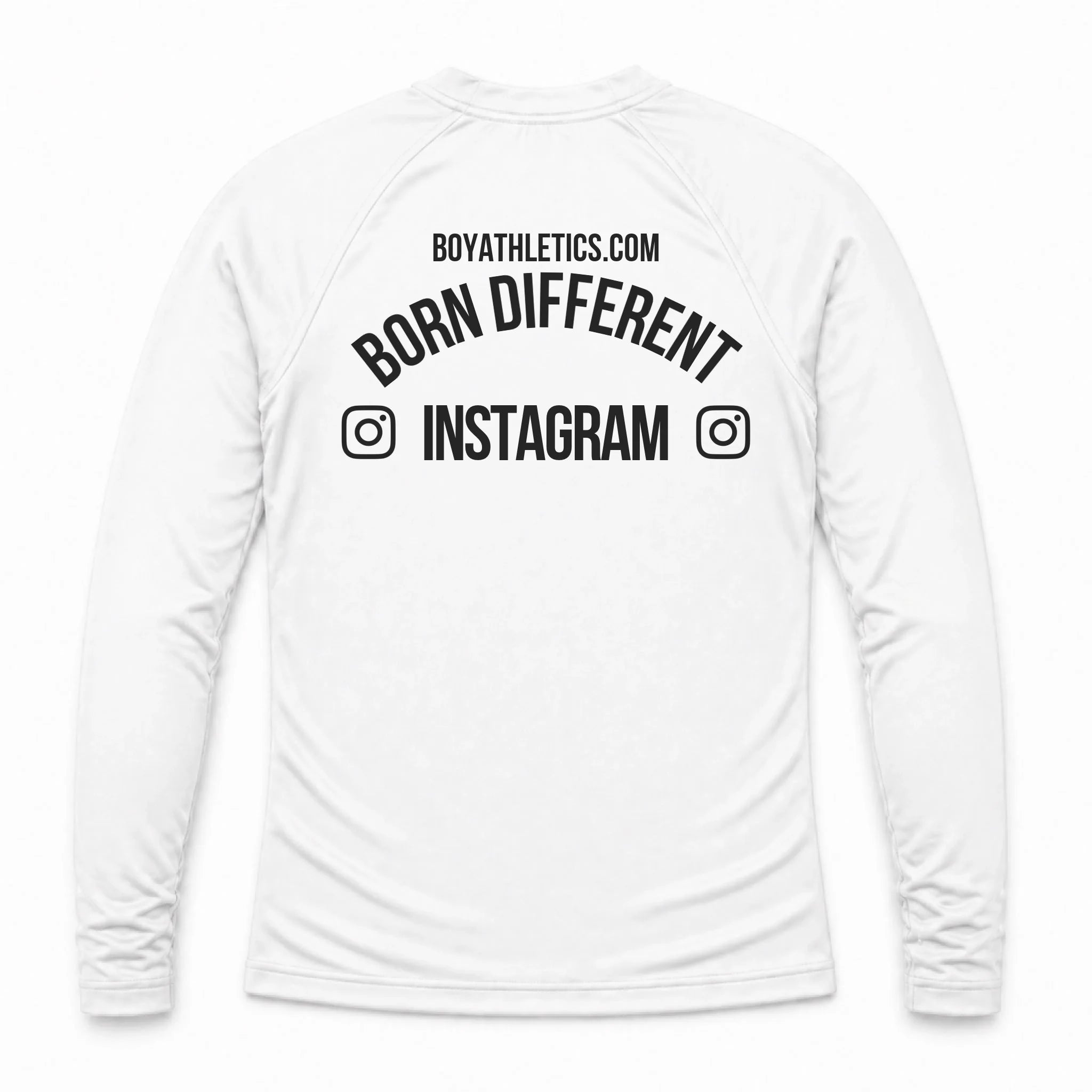 White Back Rash Guard Sleeved