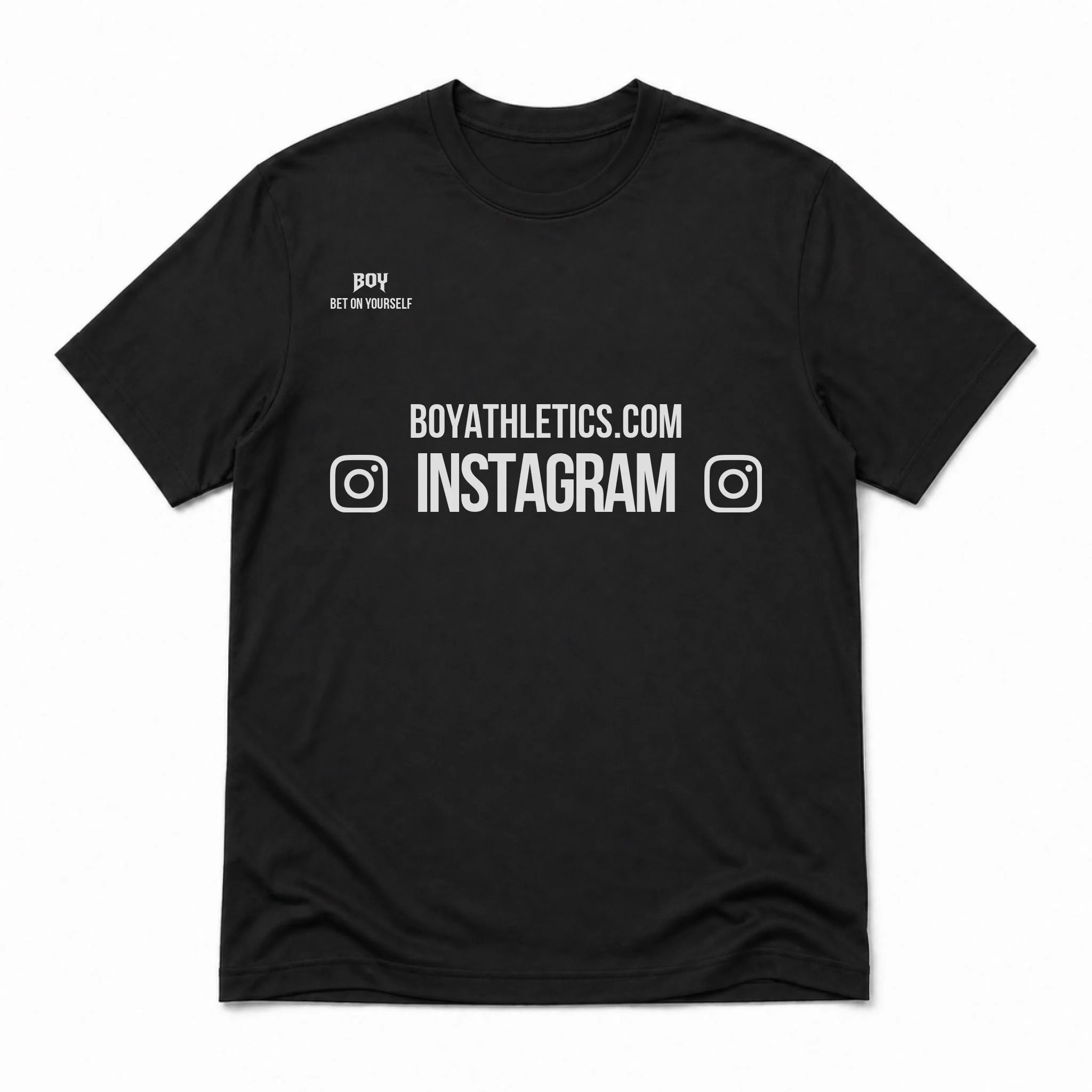 Black Front T-Shirt